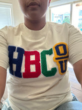Load image into Gallery viewer, CREAM HBCO/U Multi CHENILLE PATCH HEAVYWEIGHT TEE